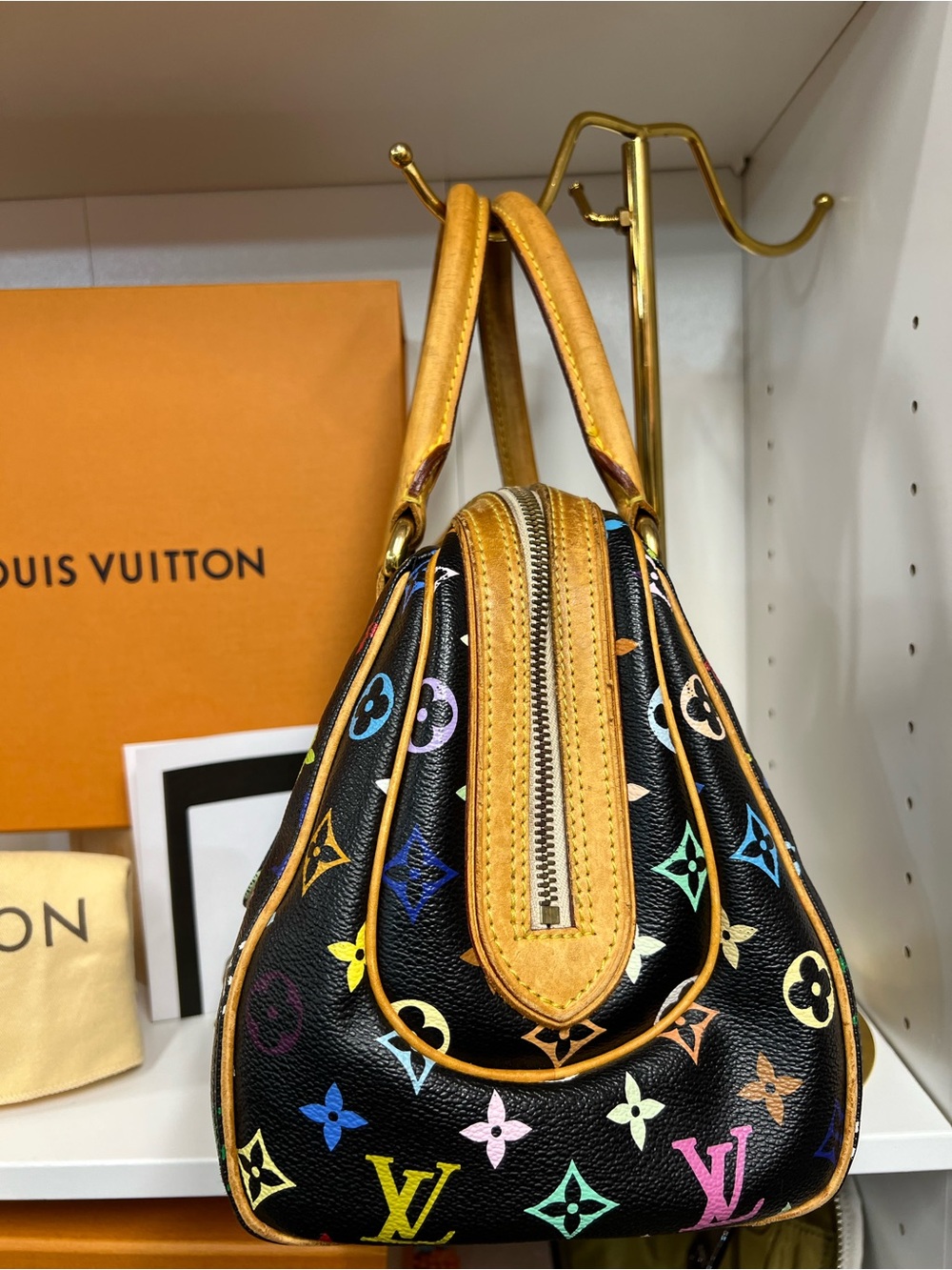 🔥🔥 LOUIS VUITTON Priscilla Monogram Multicolore Multicolor Handbag - Picture 8 of 14